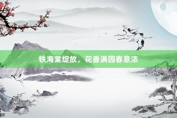 铁海棠绽放，花香满园春意浓